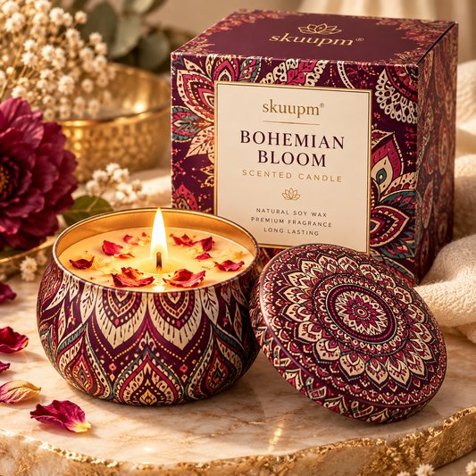 skuupm® Bohemian Scented Candle Set