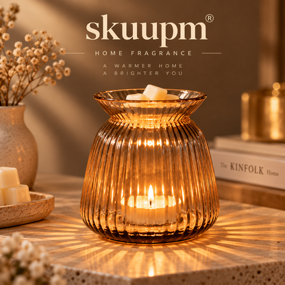 skuupm® Amber Glass Wax Warmer