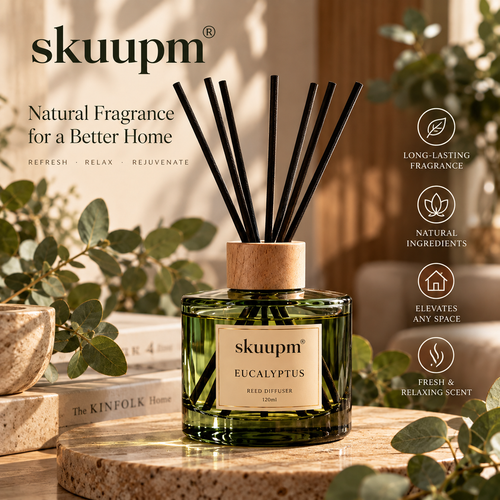 skuupm® Eucalyptus Reed Diffuser