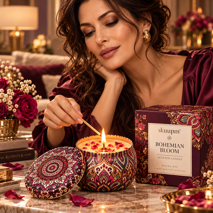 skuupm® Bohemian Scented Candle Set