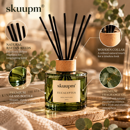 skuupm® Eucalyptus Reed Diffuser